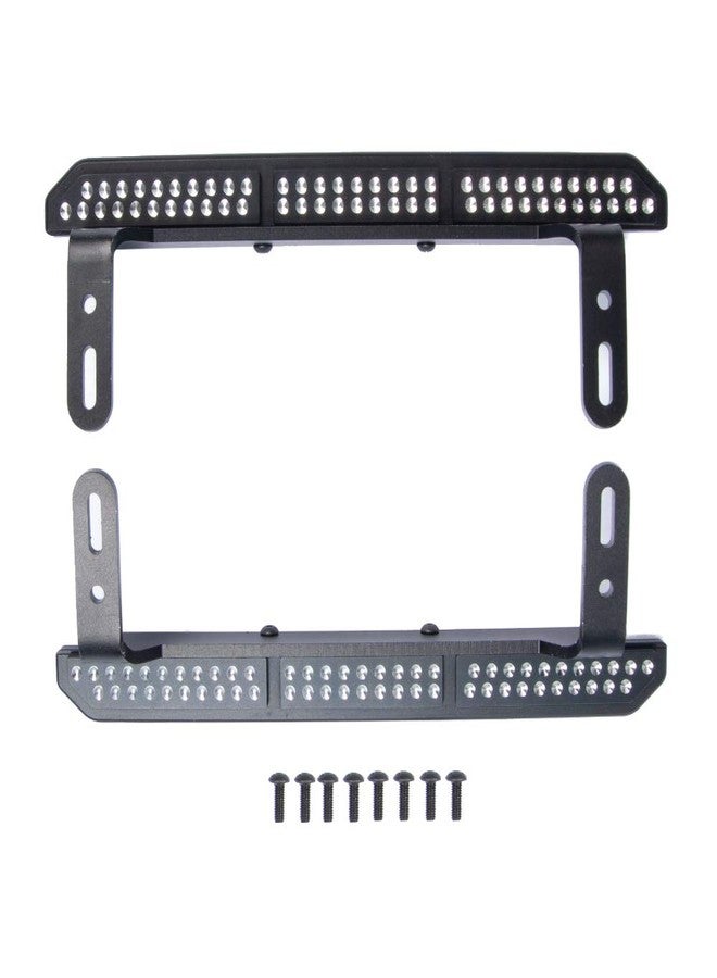 WEFEINO Metal Side Pedal Step Running Boards Foot-Plate Compatible with Tra-xxas TRX-4 TRX4 Bronco 1/10 RC Crawler Car - Image 2